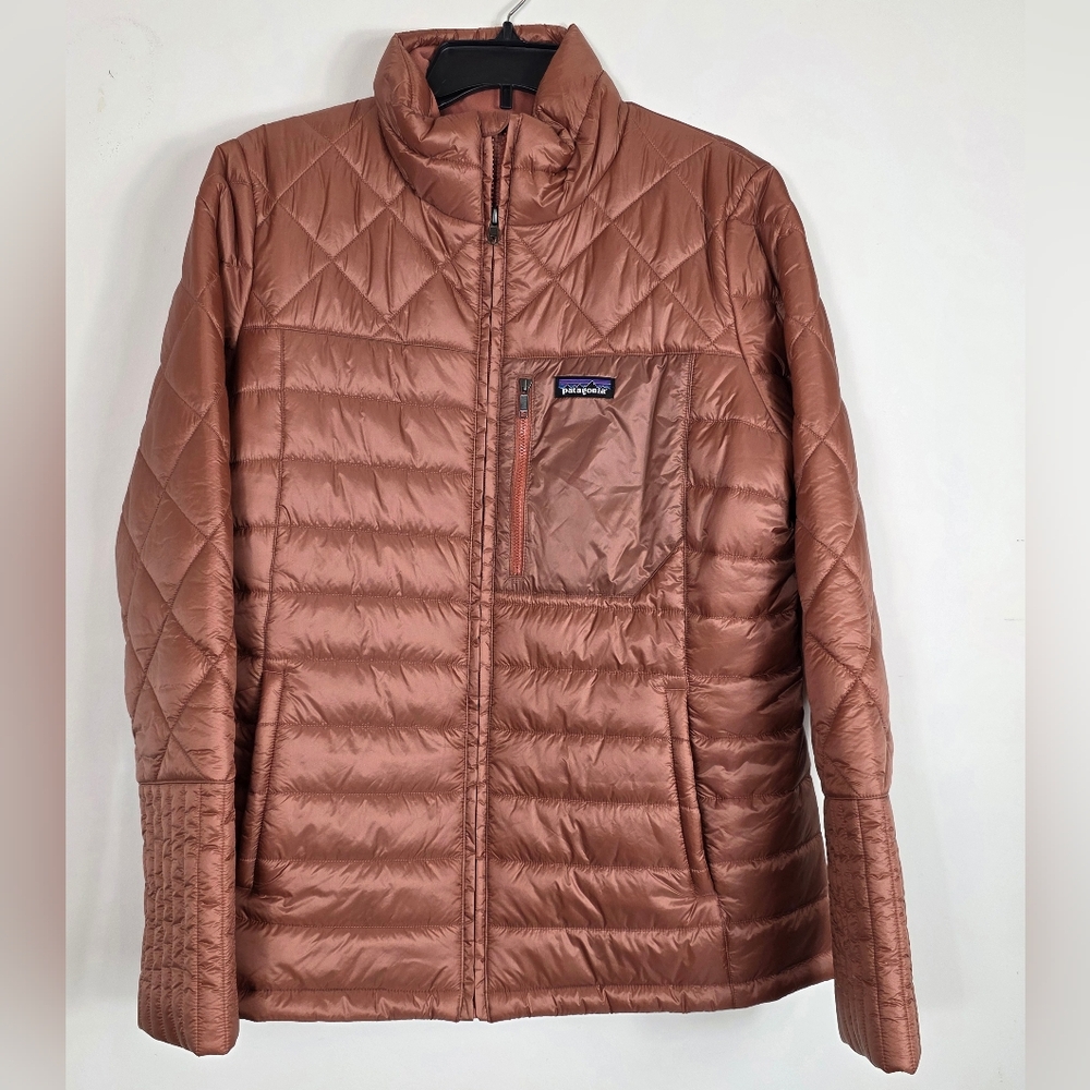 Patagonia Women Radalie Shop Jacket Century Pink‎ Quilted Pockets